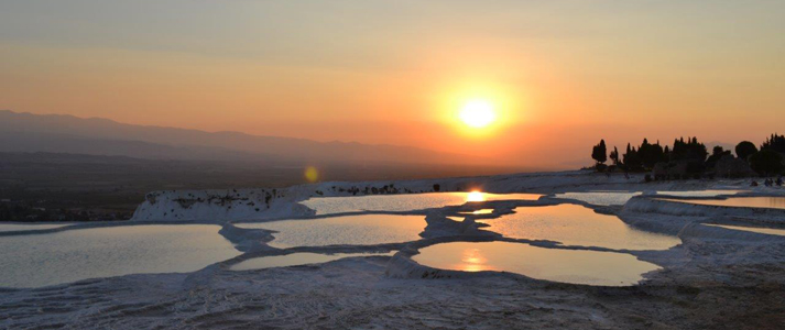 Abendstimmung in Pamukkale